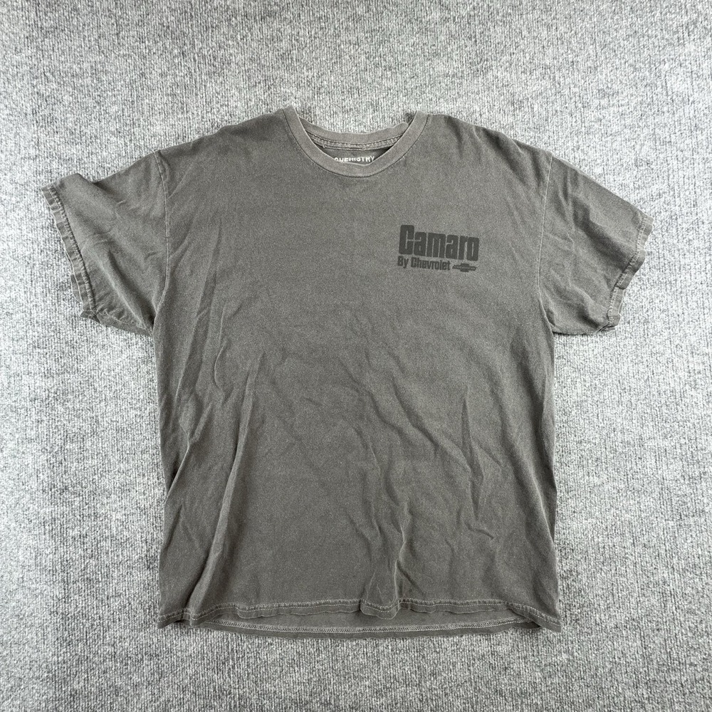 Chemistry Shirt Mens‎ XL Gray Camaro By Chevrolet Graphic T-Shirt GM Auto